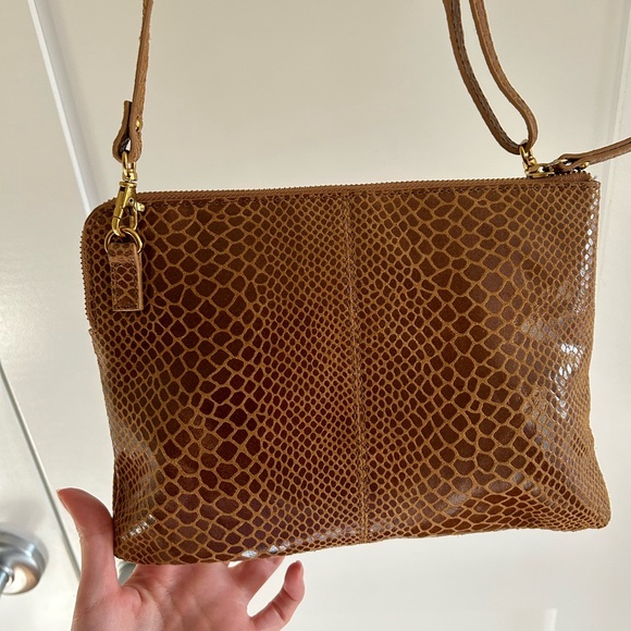 Sharif 1827 New York Brown Leather Crossbody Bag - Picture 4 of 11